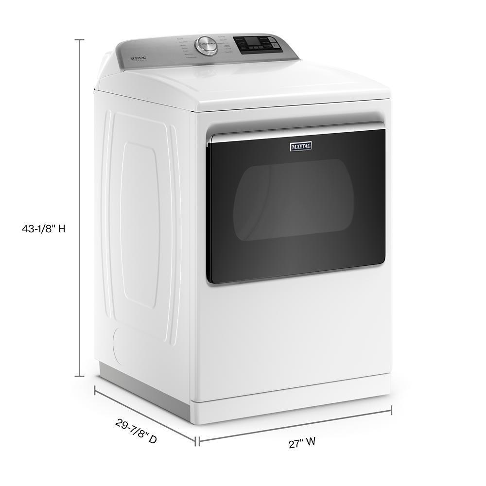 MAYTAG MED7230HW Smart Capable Top Load Electric Dryer With Extra Power Button - 7.4...
