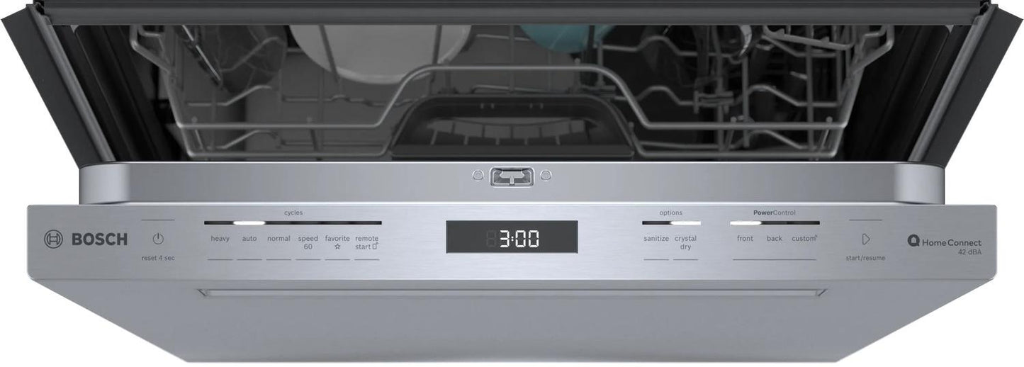 BOSCH SHP78CM5N Bosch 800 Series Dishwasher 24"" Stainless Steel