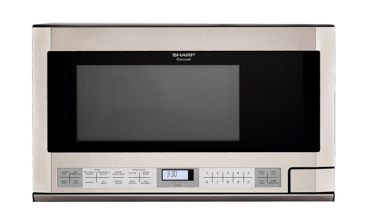 SHARP R1214TY Sharp Carousel Over-the-counter Microwave Oven 1.5 Cu. Ft. 1100w ST...