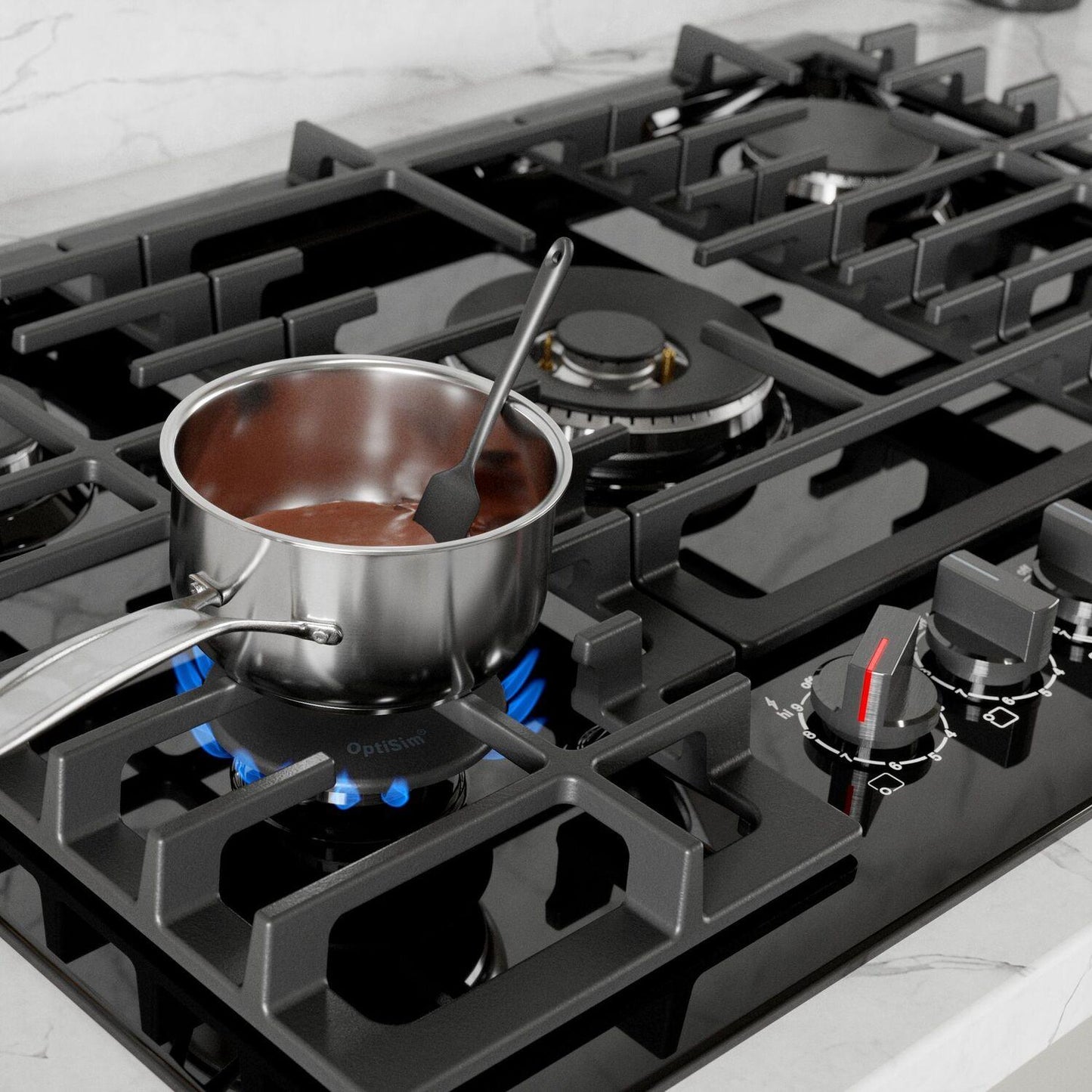 BOSCH NGM8048UC Bosch 800 Series Gas Cooktop 30'' Black Ngm8048uc