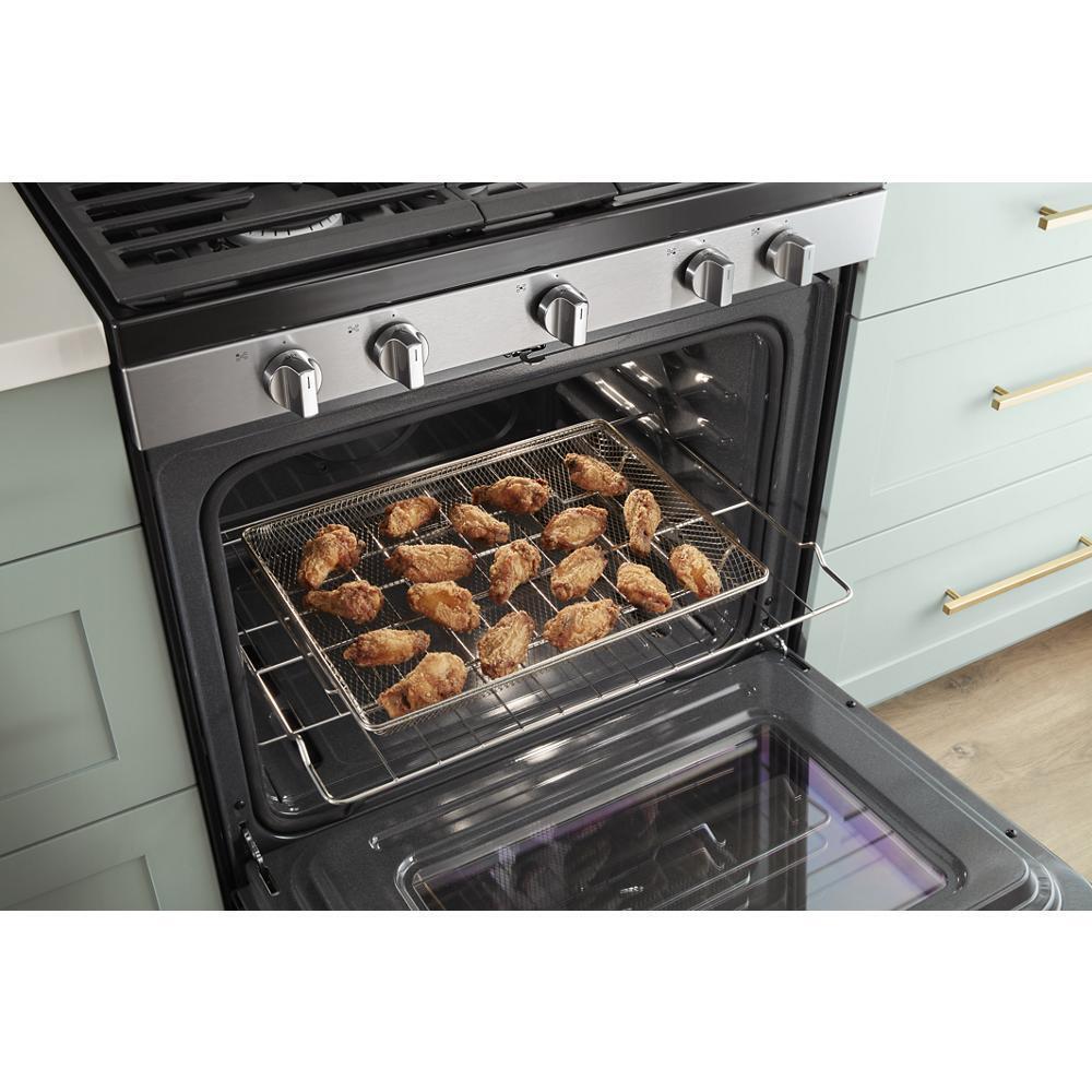 WHIRLPOOL WFG550S0LW 5.0 Cu. Ft. Whirlpool Gas 5-in-1 Air Fry Oven