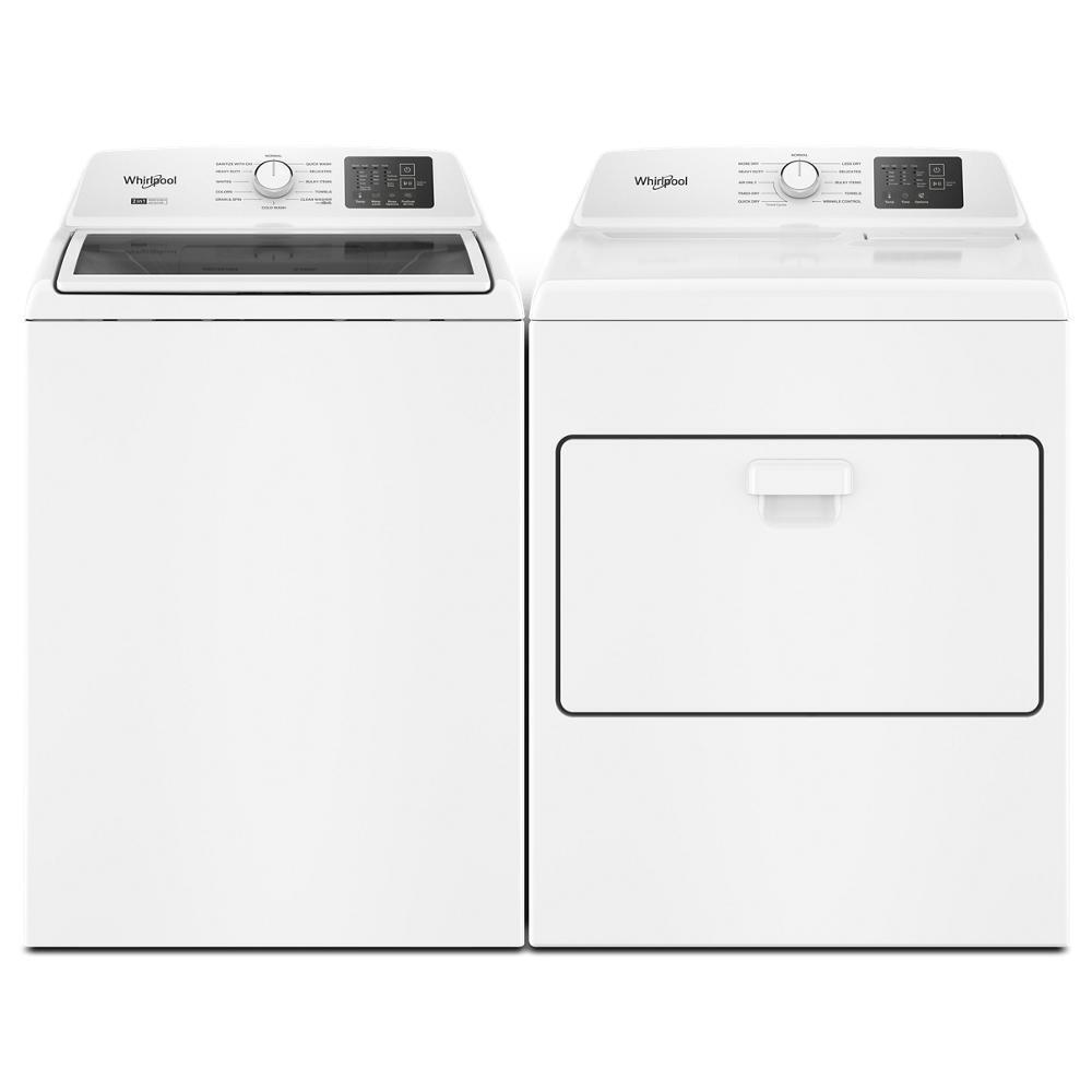 WHIRLPOOL WED4307SW 7.0 Cu. Ft. Electric Dryer With Autosensing and Wrinkle Shield ...