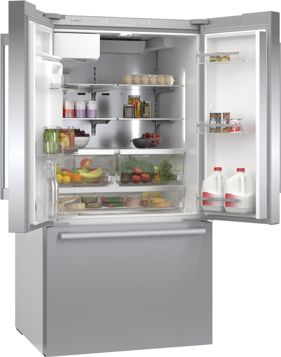 BOSCH B36FD50SNS 500 Series French Door Bottom Mount Refrigerator 36'' Easy Clean ST...