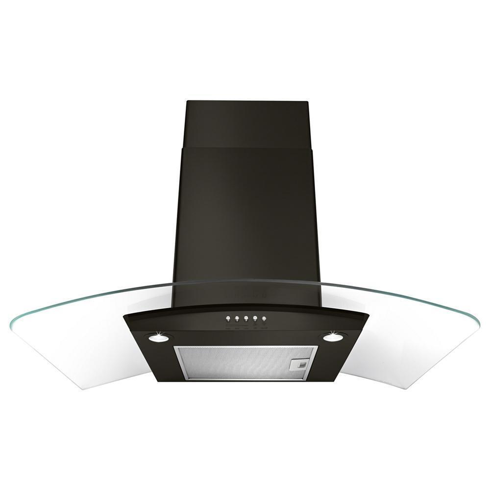 WHIRLPOOL WVW51UC6HV Whirlpool 36"" Concave Glass Wall Mount Range Hood