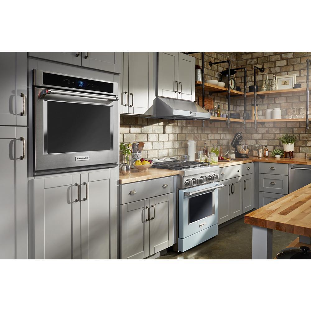 KITCHENAID KFGC500JMB Kitchenaid 30'' Smart Commercial-style Gas Range With 4 Burners ...