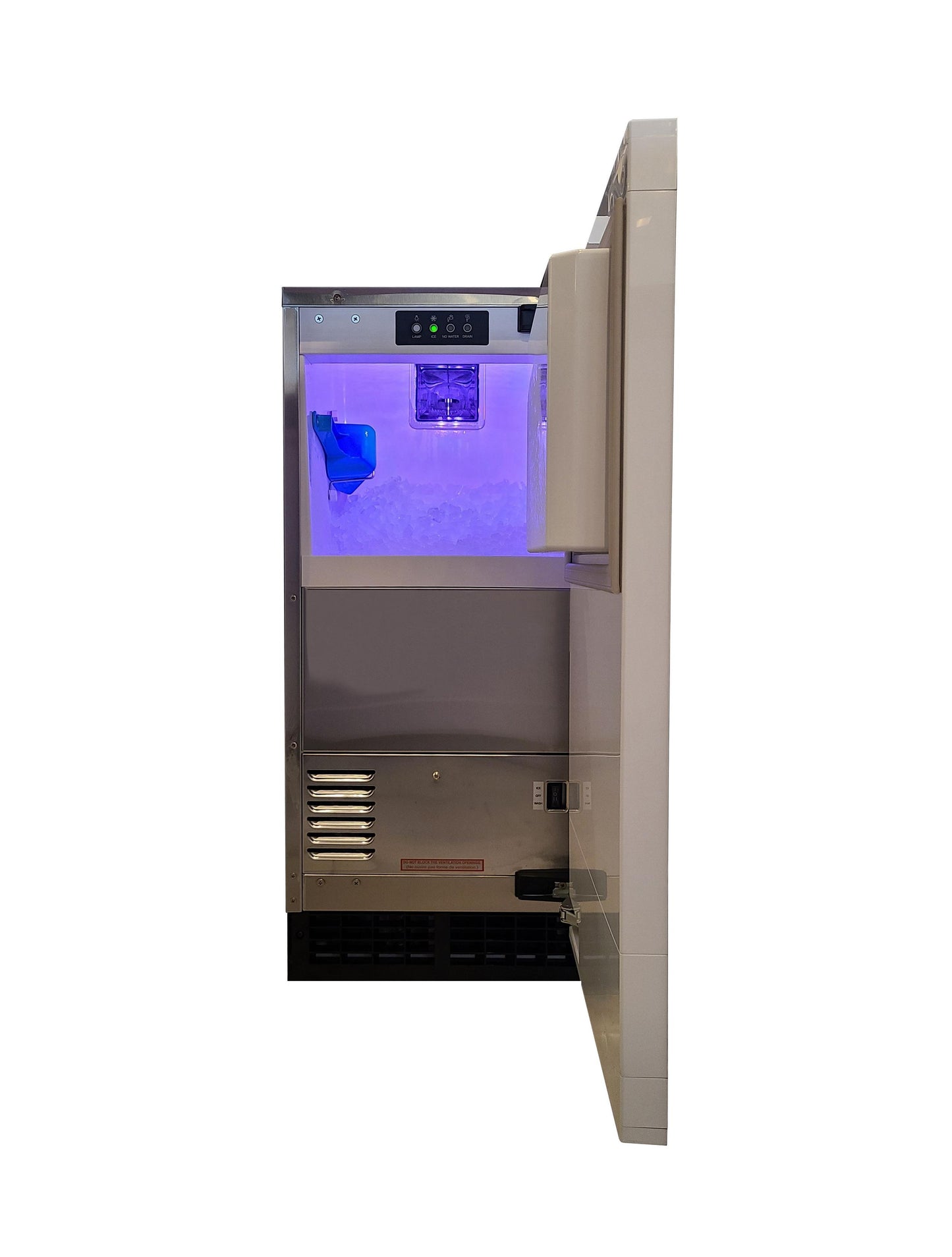 XO APPLIANCE XOUIM1585NOA XO Appliance 15 In Nugget Ice Maker Panel Ready Ada Height