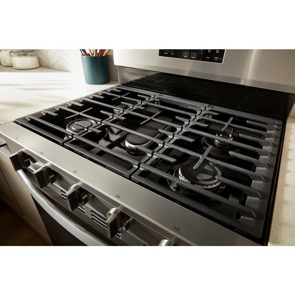 WHIRLPOOL WFGS5030RZ 30-inch Gas Range With Air Fry and Air Baking, Self Cleaning, RAPID...