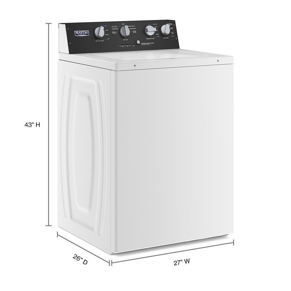 MAYTAG MVWP586GW Maytag Commercial-grade Residential Agitator Washer - 3.5 Cu. Ft.