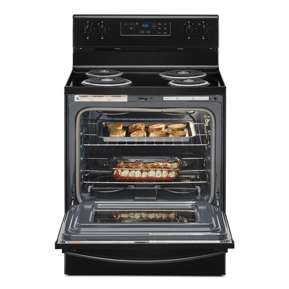WHIRLPOOL WFC315S0JB 4.8 Cu. Ft. Whirlpool Electric Range With Keep Warm Setting