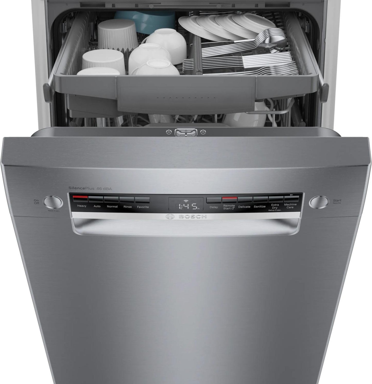 BOSCH SPE53C55UC Bosch 300 Series Dishwasher 17 3/4"" Stainless Steel Spe53c55uc