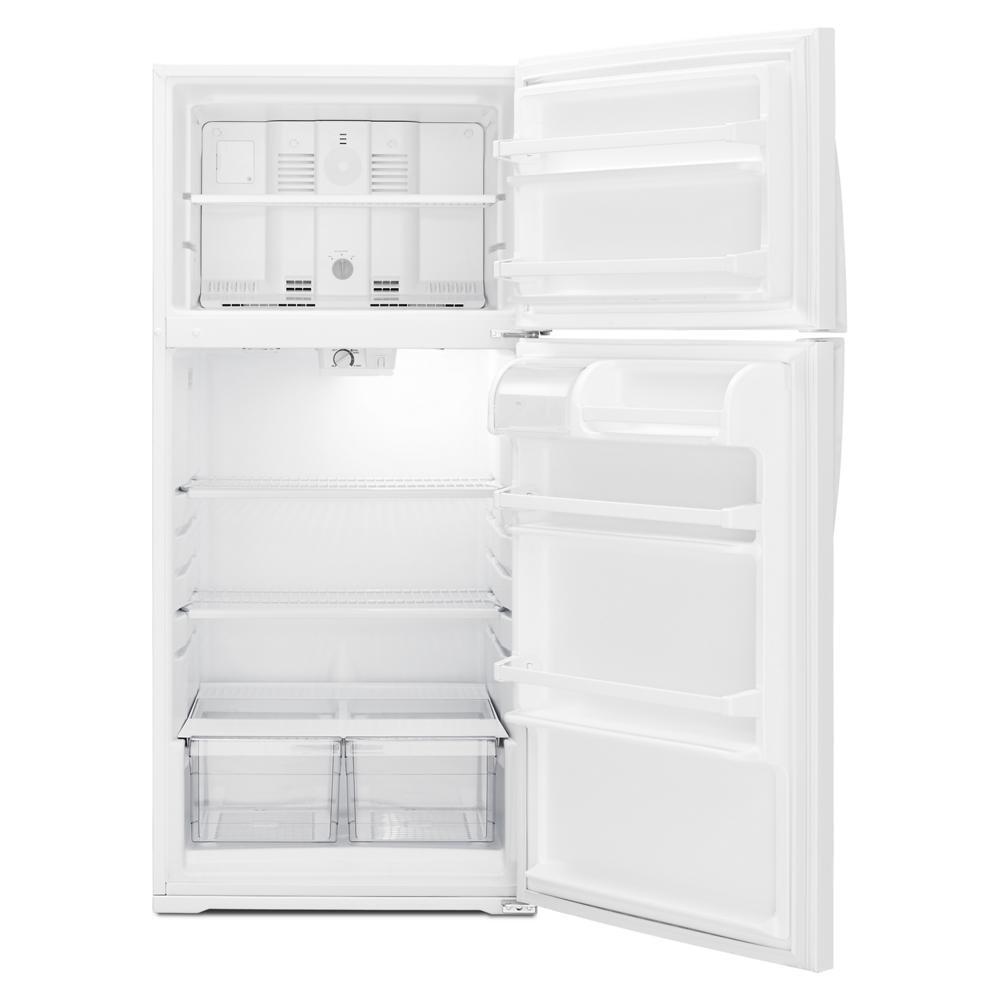 WHIRLPOOL WRT134TFDW White Whirlpool 28"" Wide Top-freezer Refrigerator With Freezer T...