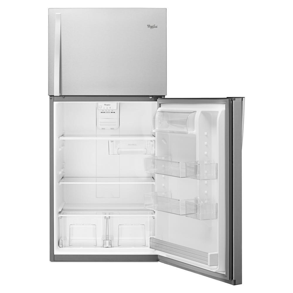 WHIRLPOOL WRT549SZDM Monochromatic Stainless Steel Whirlpool 30"" Wide Top-freezer REF...