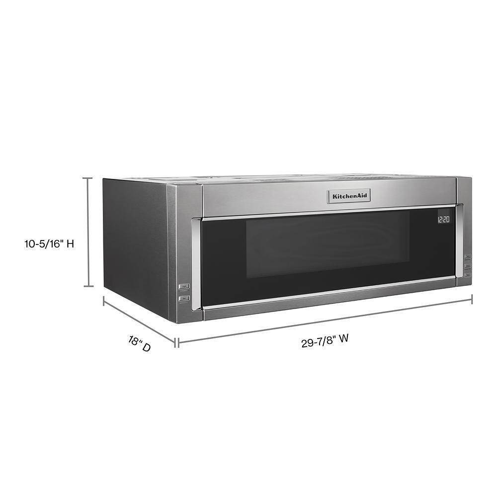 KITCHENAID KMLS311HSS 1000-watt Low Profile Microwave Hood Combination - Stainless Steel