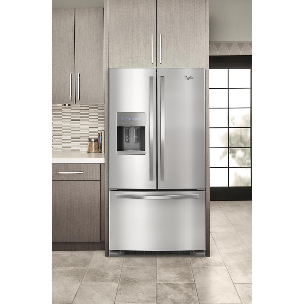 WHIRLPOOL WRF555SDFZ 36-inch Wide French Door Refrigerator In Fingerprint-resistant STAI...