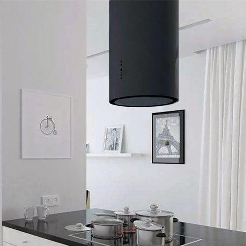 XO APPLIANCE XOCYLI16BC XO Appliance 600/395cfm Designer Cylinder Island Black