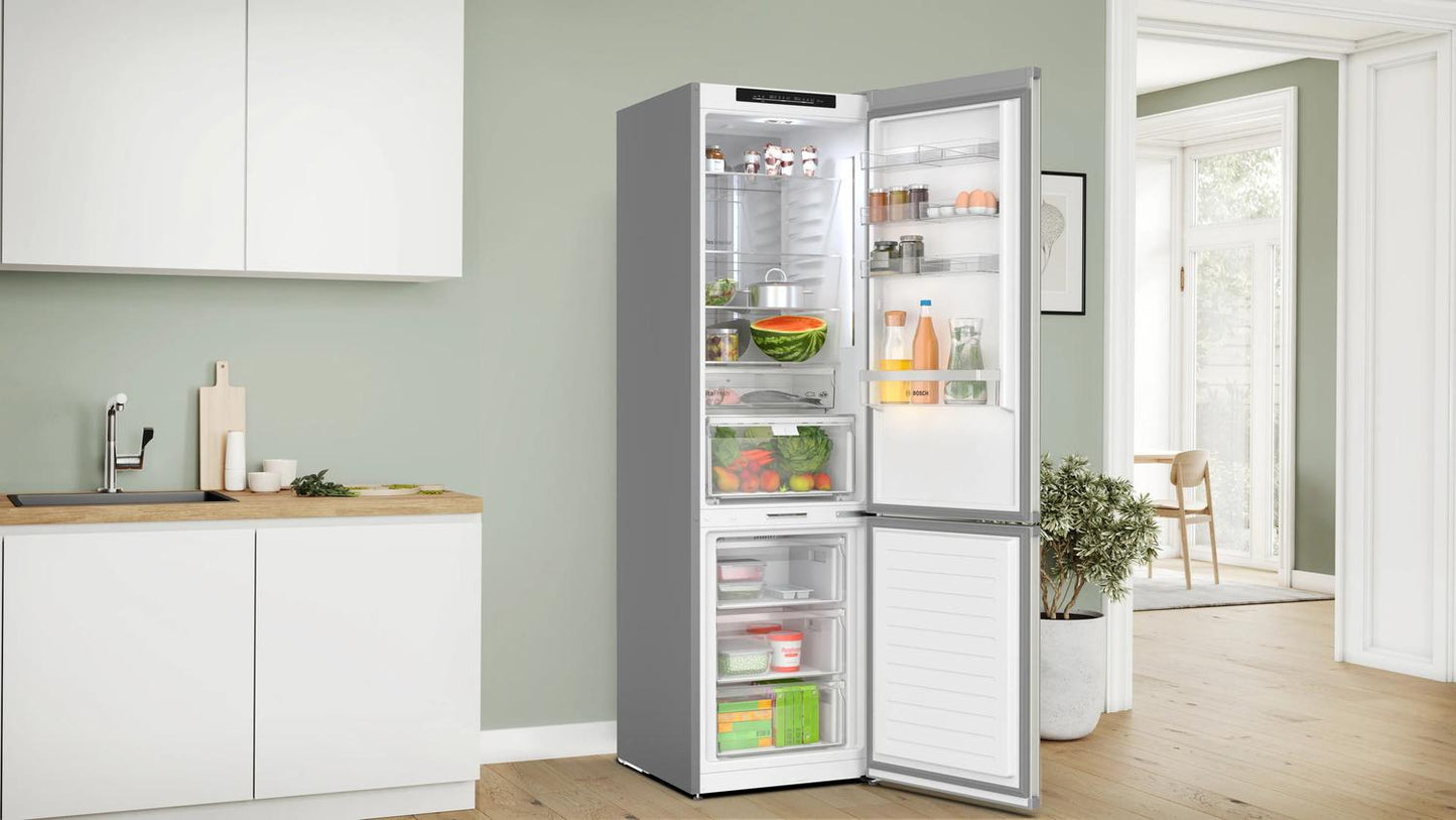 BOSCH B24CB50ESS 500 Series Freestanding Bottom Freezer Refrigerator 24"" Easy Clean ...