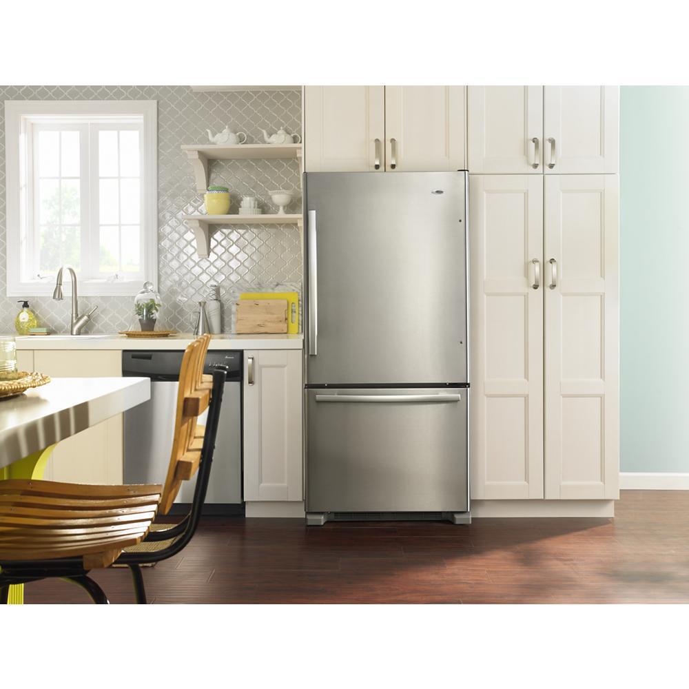 AMANA ABB2224BRM 21.9 Cu. Ft. Energy Star Qualified Bottom-freezer Refrigerator -...