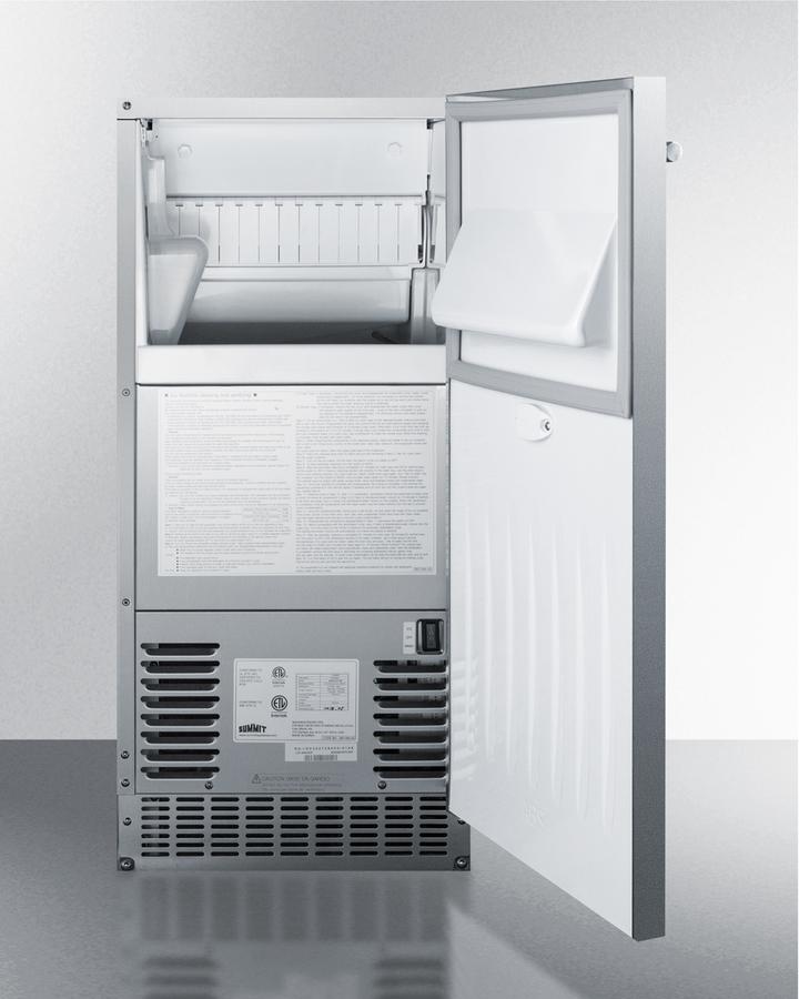 SUMMIT BIM68OSPUMP 15"" Wide 62 Lb. Built-in Undercounter Commercially Listed INDOOR/OU...