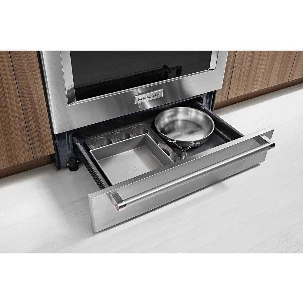 KITCHENAID KSEG700ESS Stainless Steel Kitchenaid 30-inch 5-element Electric Slide-in C...