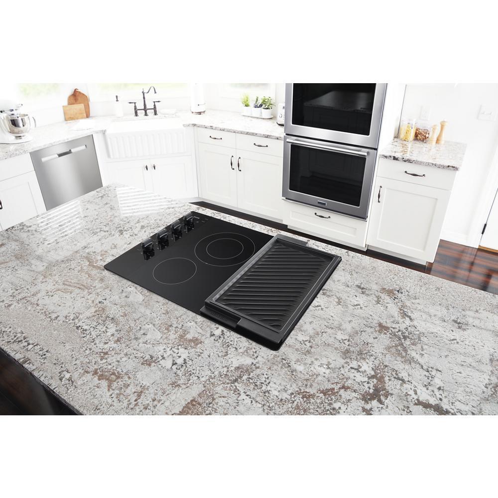 MAYTAG MEC8830HB Maytag 30-inch Electric Cooktop With Reversible Grill and Griddle