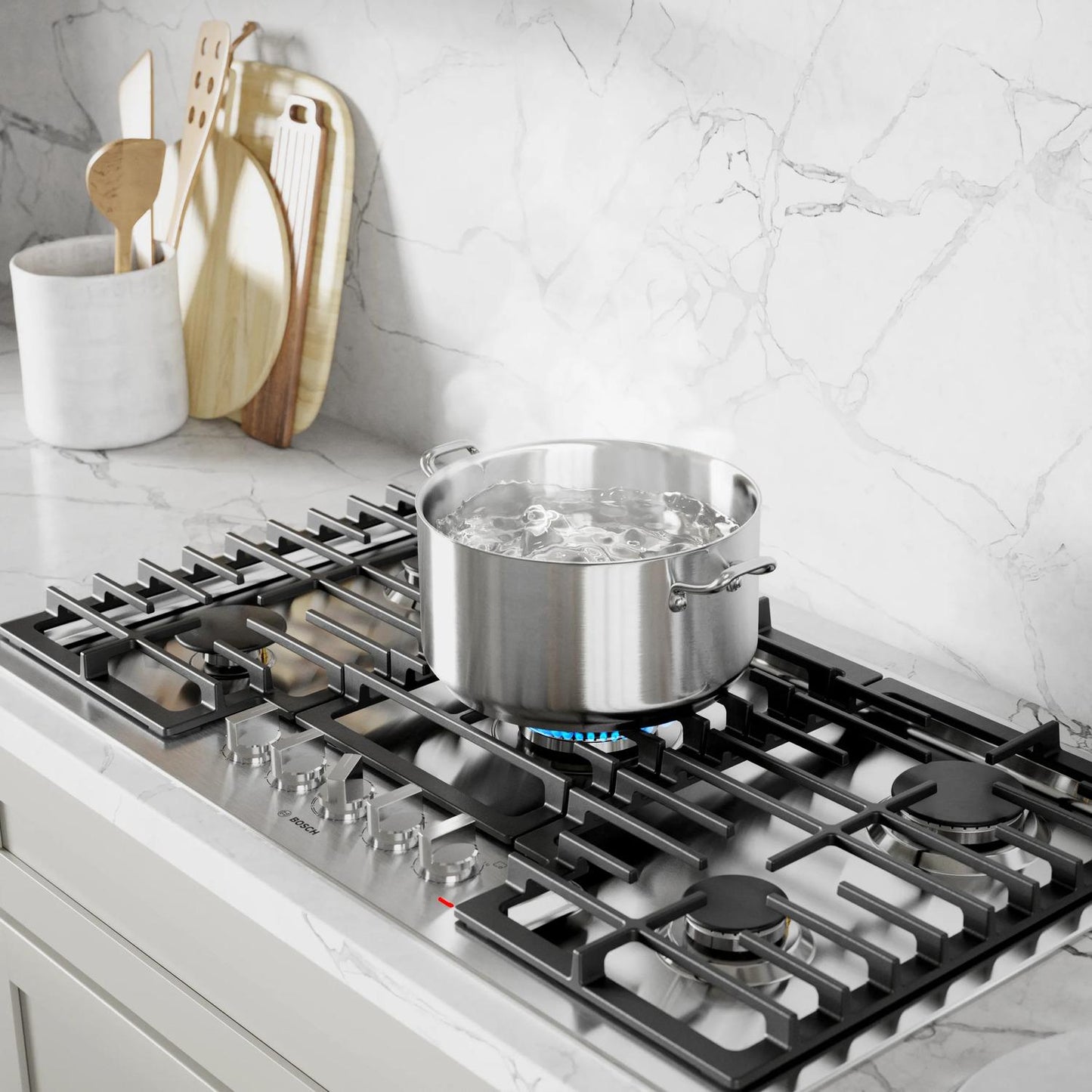 BOSCH NGM5659UC Bosch 500 Series Gas Cooktop 36"" Stainless Steel Ngm5659uc