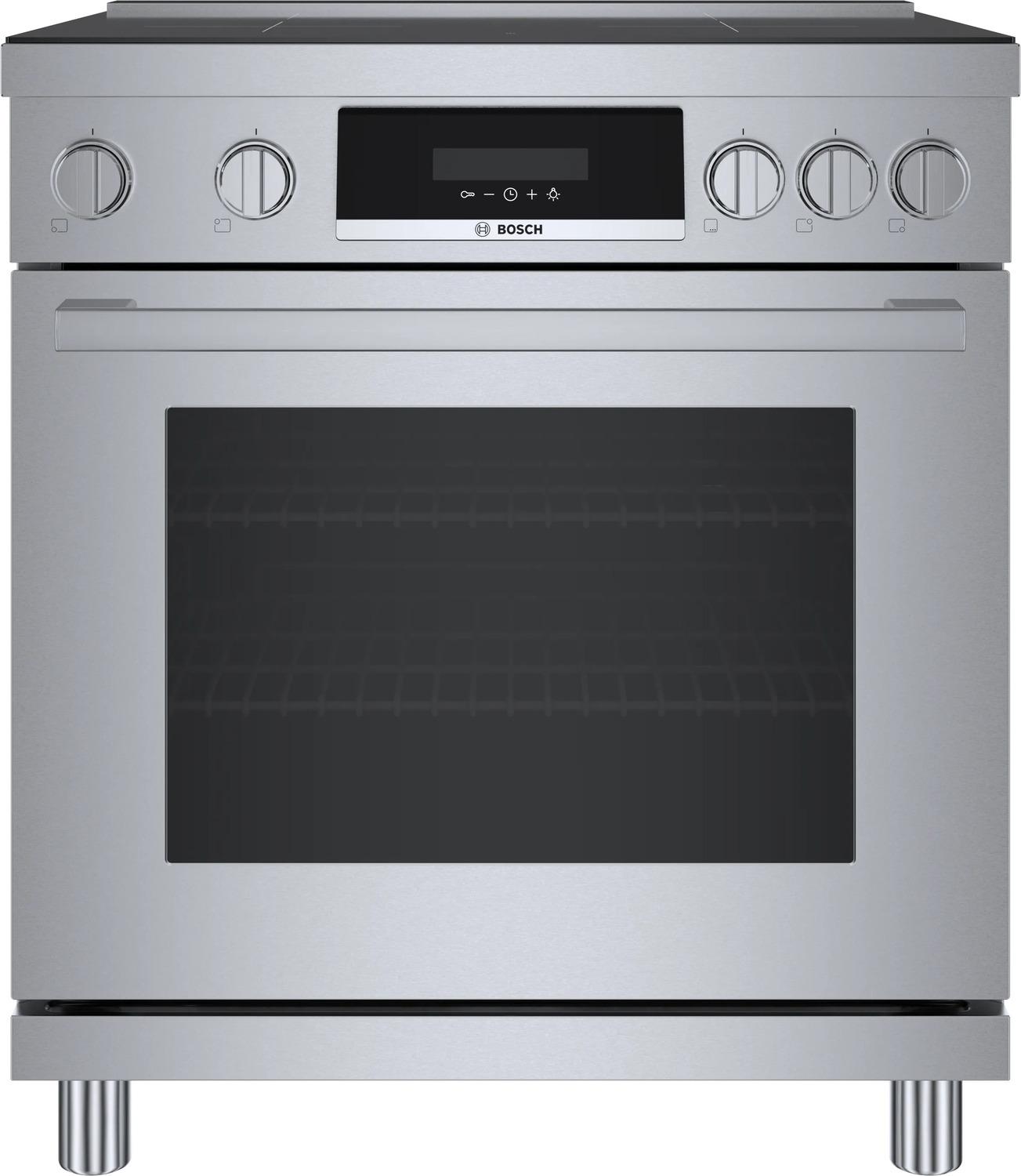 BOSCH HIS8055U 800 Series Induction Freestanding Range 30'' Stainless Steel His8055u
