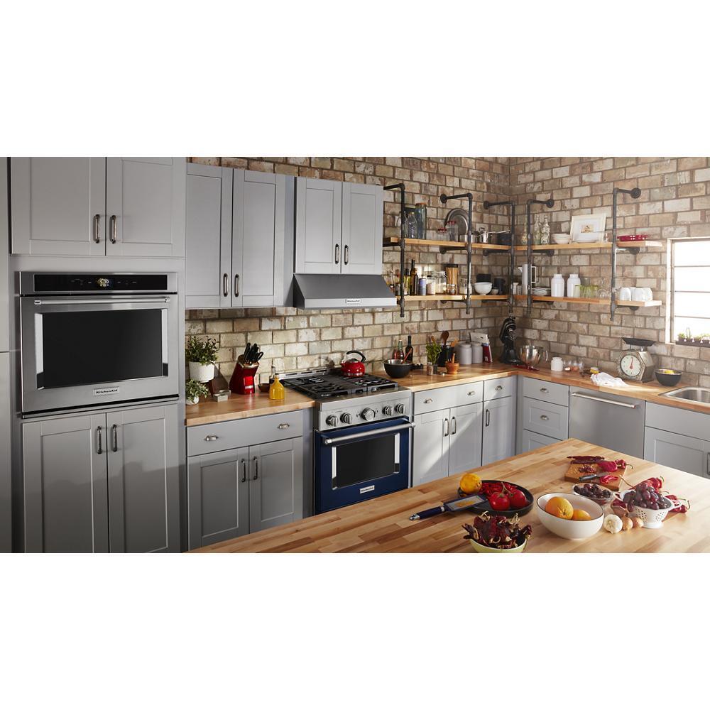 KITCHENAID KFGC500JIB Kitchenaid 30'' Smart Commercial-style Gas Range With 4 Burners ...