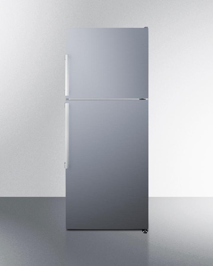 SUMMIT FF1514SSIM Summit 28"" Wide Top Mount Refrigerator-freezer With Icemaker