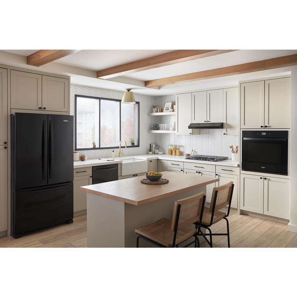 WHIRLPOOL WOES5027LB 
4.3 Cu. Ft. Single Wall Oven With Air Fry When Connected