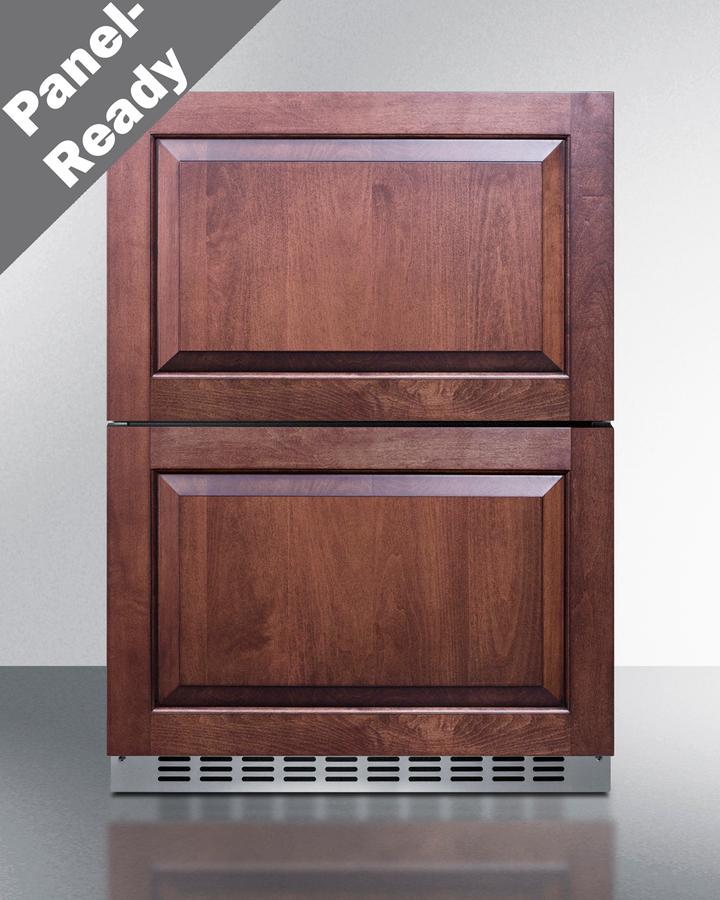 SUMMIT SPRF34D Summit 24"" Wide 2-drawer Refrigerator-freezer
