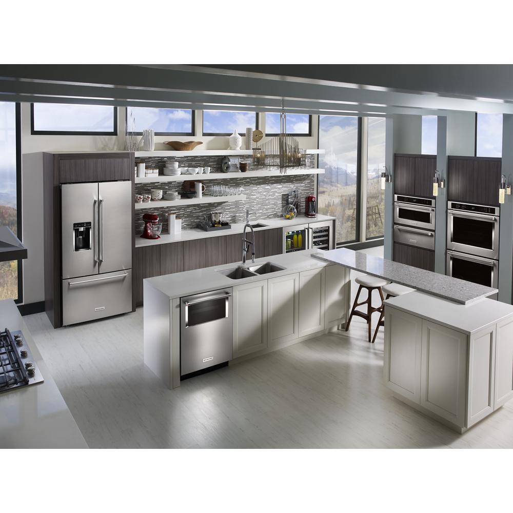 KITCHENAID KRFC704FPS Kitchenaid 23.8 Cu. Ft. 36"" Counter-depth French Door Platinum I...