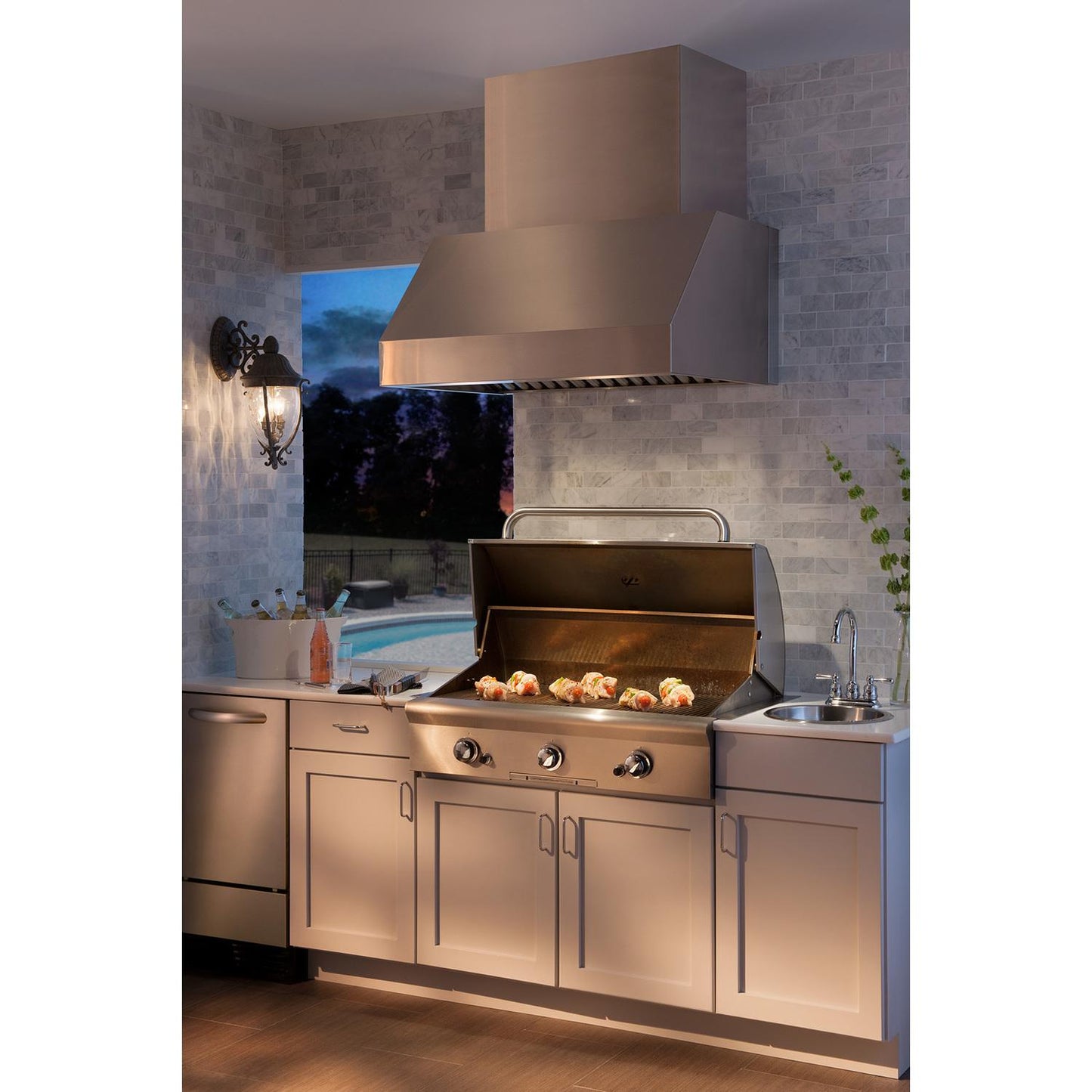 BROAN EPD6142SS Broan 42"" Stainless Steel Pro-style Outdoor Hood