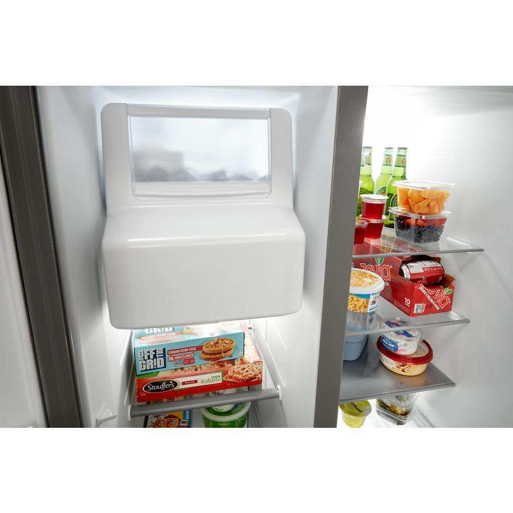 MAYTAG MRSF4036PB Maytag 36-inch Wide Side-by-side Refrigerator - 25 Cu. Ft.