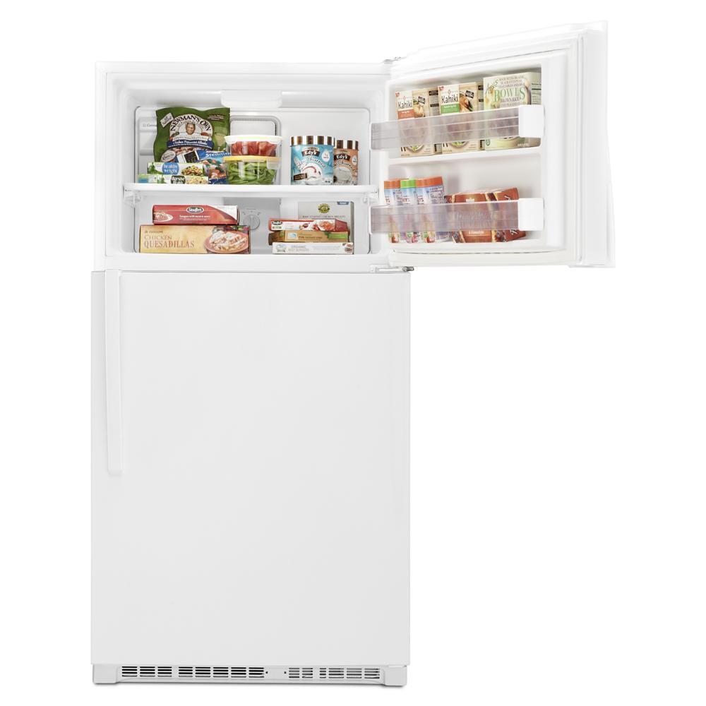 WHIRLPOOL WRT511SZDW White Whirlpool 33"" Wide Top-freezer Refrigerator With LED INTER...