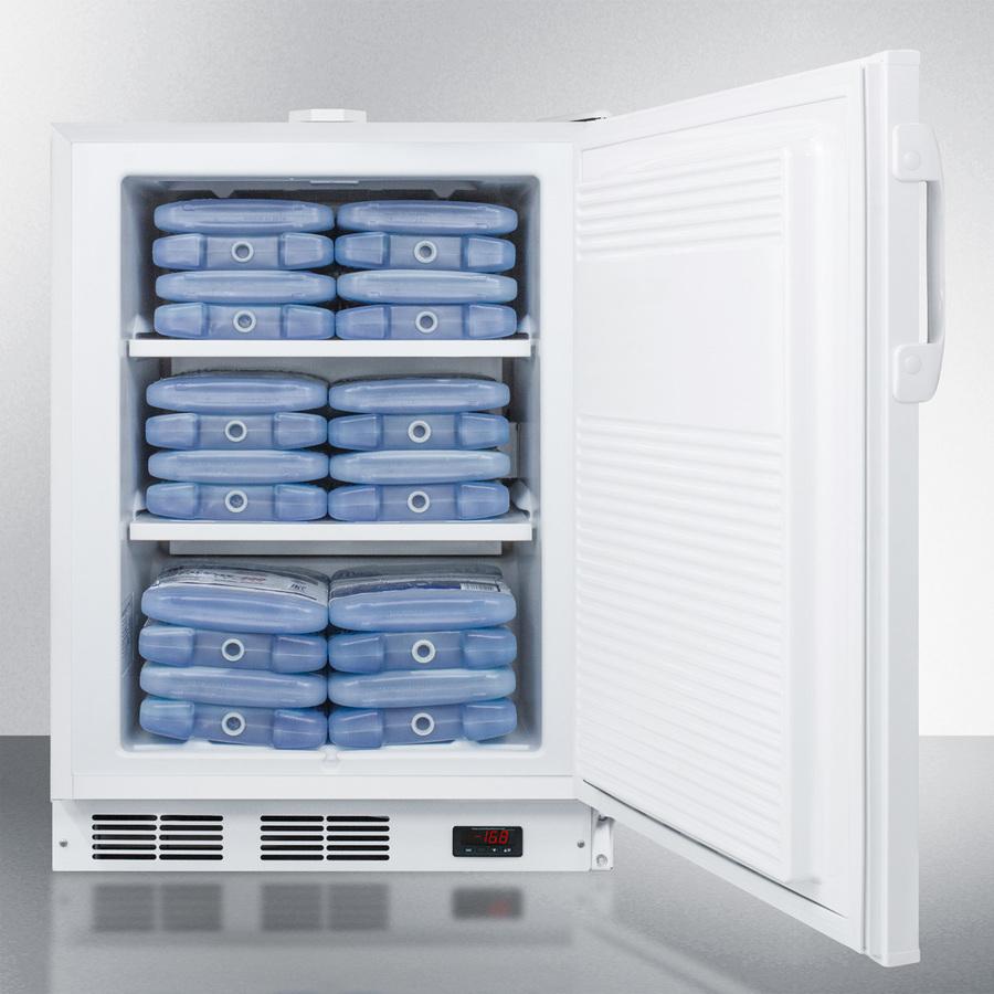 SUMMIT ACF48W Built-in Undercounter Frost-free All-freezer for General Purpose US...