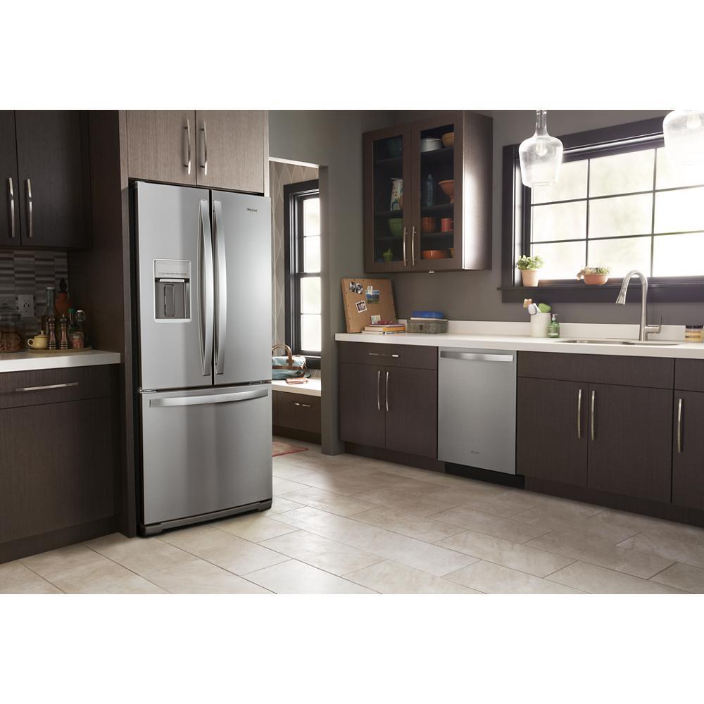 WHIRLPOOL WRF560SEHZ Whirlpool 30-inch Wide French Door Refrigerator - 20 Cu. Ft.
