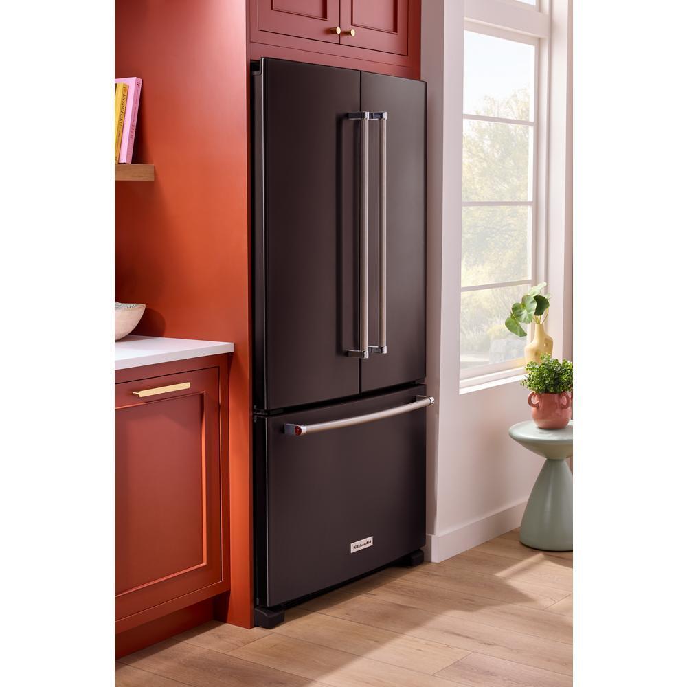 KITCHENAID KRFC136RBS 20 Cu. Ft. 36-inch Width Counter-depth French Door Refrigerator WIT...