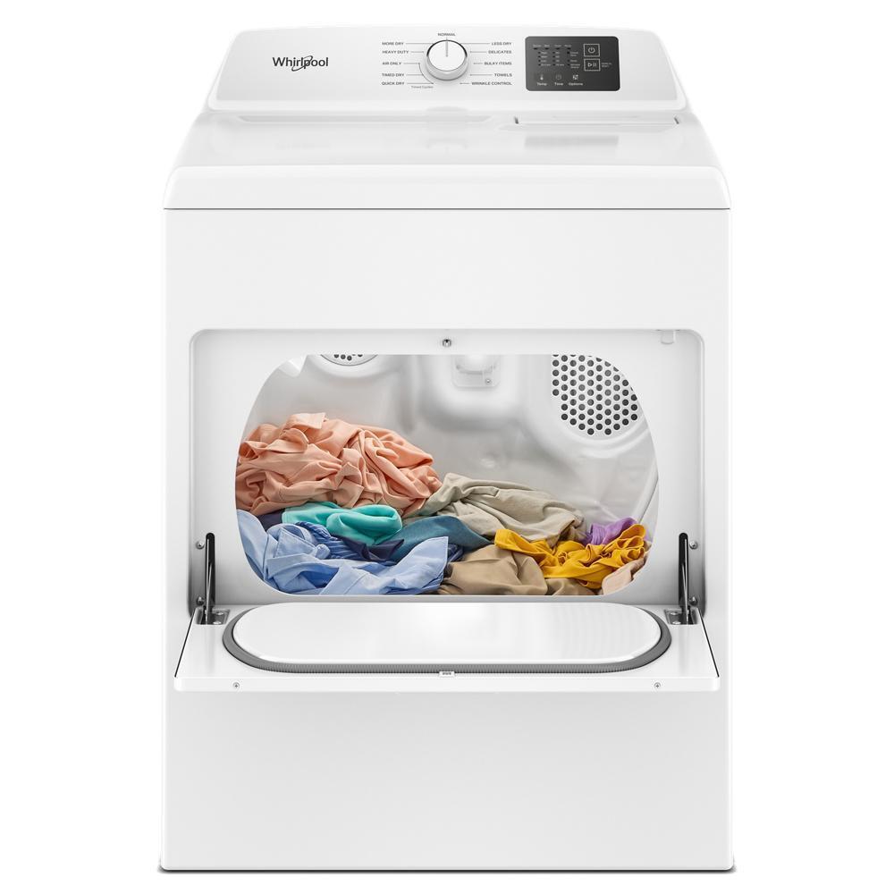 WHIRLPOOL WGD4307SW 7.0 Cu. Ft. Gas Dryer With Autosensing and Wrinkle Shield OPTIO...