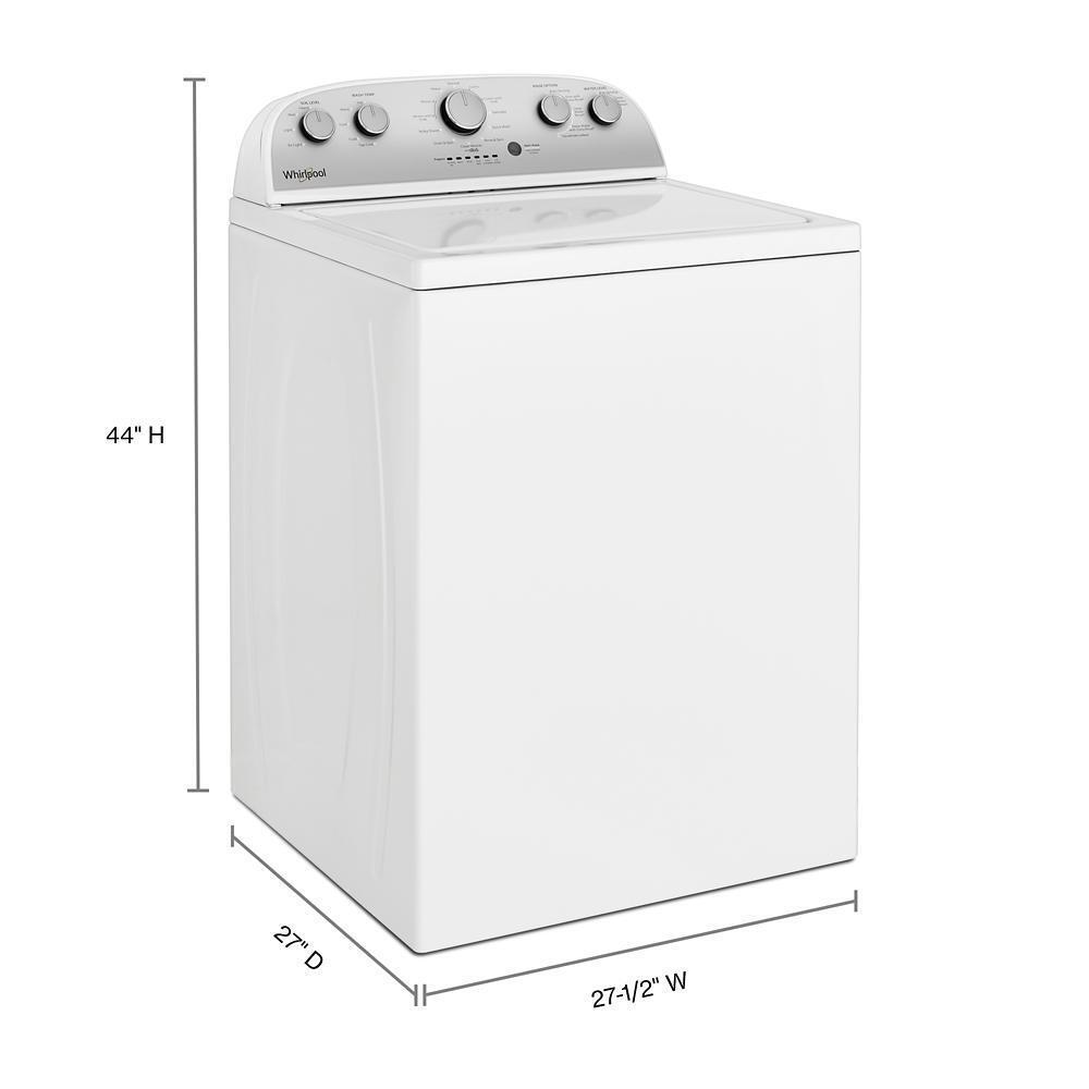 WHIRLPOOL WTW4950HW Whirlpool 3.9 Cu. Ft. Top Load Washer With Soaking Cycles, 12 CY...