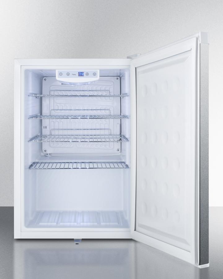SUMMIT FF31L7CSS Commercially Approved Countertop All-refrigerator In Stainless STEE...