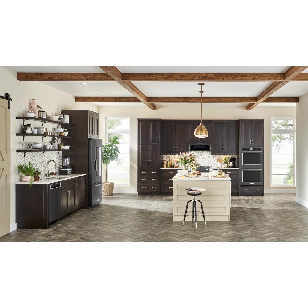 KITCHENAID KMLS311HBS 1000-watt Low Profile Microwave Hood Combination - Black Stainless