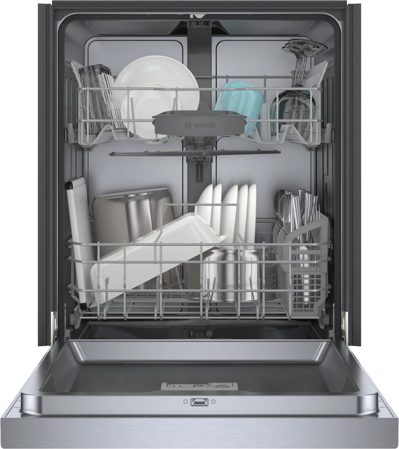 BOSCH SHE41CM5N Bosch 300 Series Dishwasher 24"" Stainless Steel She41cm5n