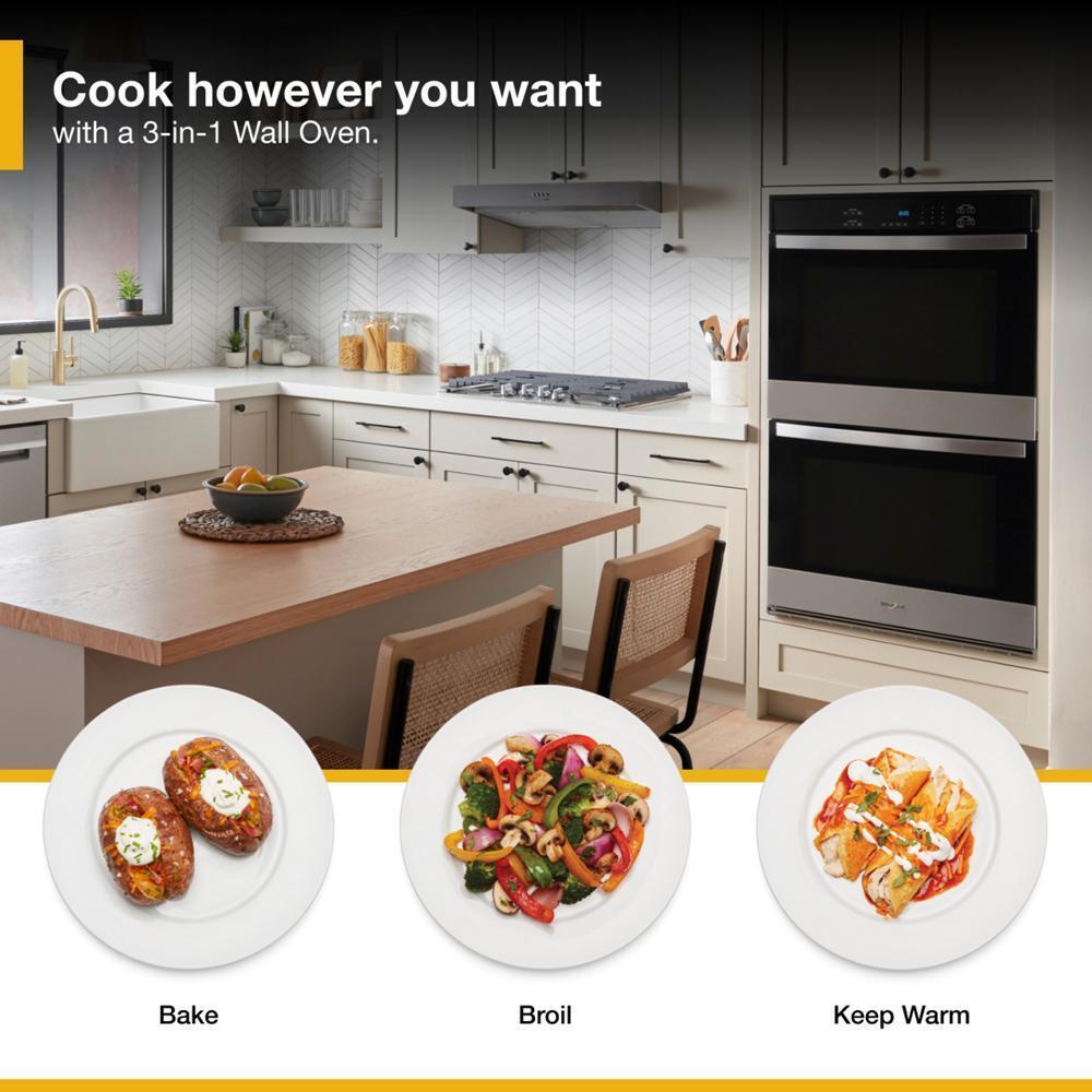 WHIRLPOOL WOED3030LS Whirlpool 10.0 Total Cu. Ft. Double Self-cleaning Wall Oven