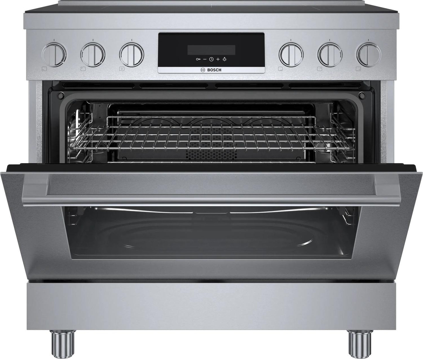BOSCH HIS8655U 800 Series Induction Freestanding Range 36'' Stainless Steel His8655u