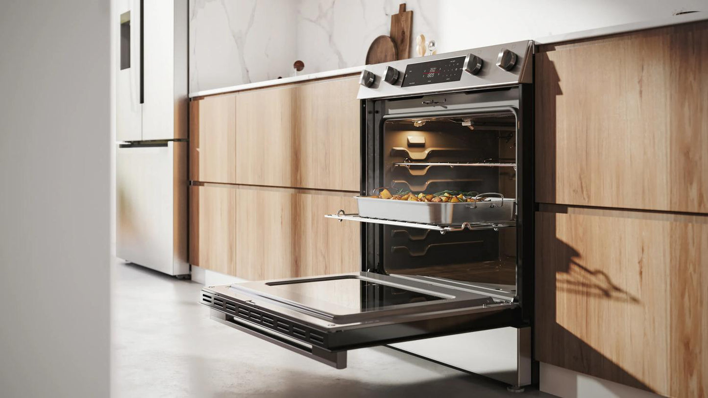 BOSCH HEF1050MU Bosch 100 Series Electric Freestanding Range 30"" Stainless Steel