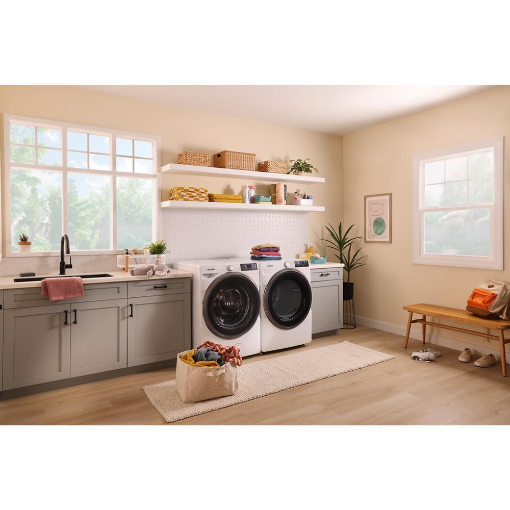 WHIRLPOOL WGD5720RW 7.4 Cu. Ft. Smart Front Load Energy Star Gas Dryer With Wrinkle ...