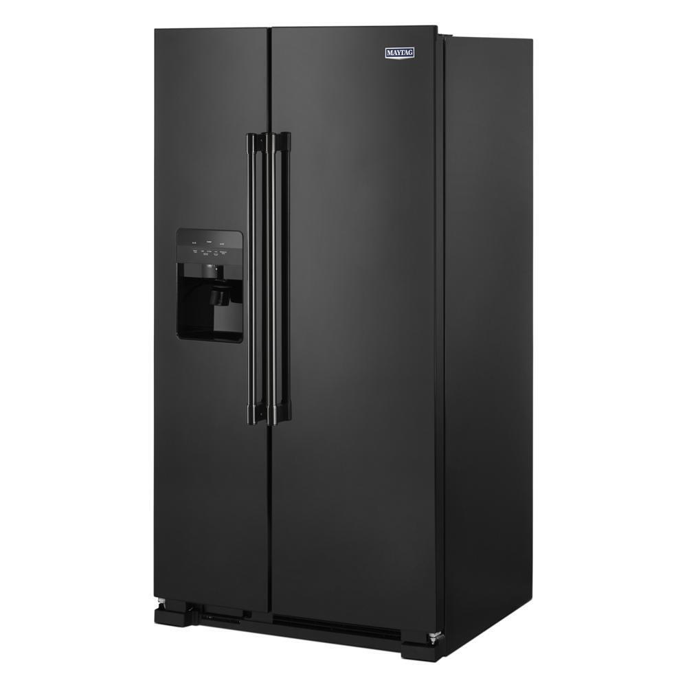 MAYTAG MSS25C4MGB 36-inch Wide Side-by-side Refrigerator With Exterior Ice and Water ...
