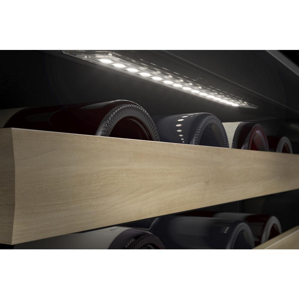 KITCHENAID KUWL214KPA 24"" Panel-ready Undercounter Wine Cellar With Wood-front Racks - PA...