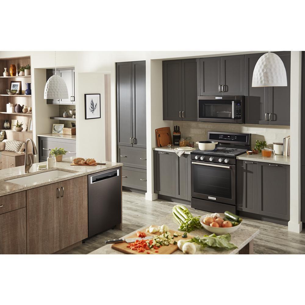 KITCHENAID KFGG500EBS Kitchenaid 30-inch 5-burner Gas Convection Range - Black Stainless