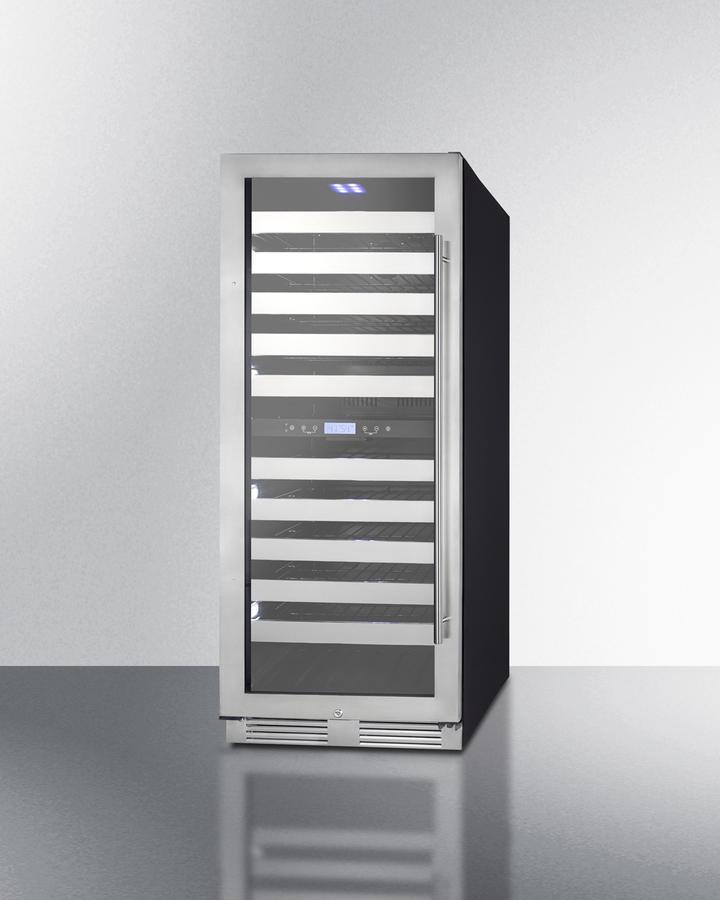 SUMMIT SWCP2116LHD Summit 24"" Wide Dual-zone Wine Cellar